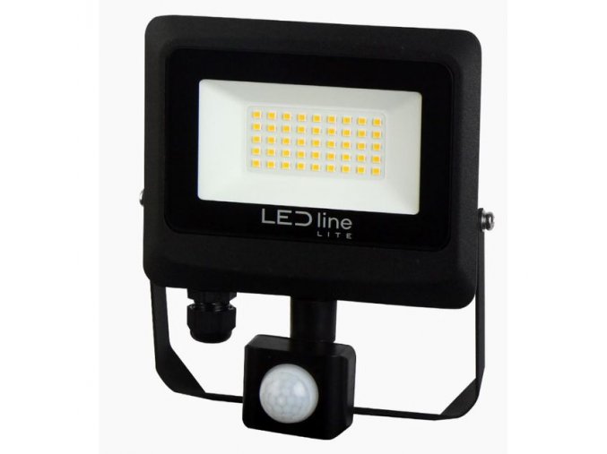 LED line® Flutlicht/Scheinwerfer mit Sensor 30W, 3000lm, 4000K [203532]