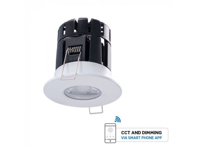 3779 10w led downlight bluetooth feuerschutz cct veranderbar dimmbar ip65