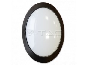 12W LED Volle ovale Deckenleuchte Schwarz Gehäuse Wasserdicht (Lichtfarbe Neutralweiß)