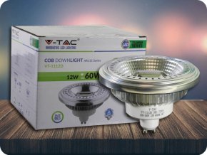 LED Strahler - AR111 12W GU10 Strahl 40 COB Chip  Dimmbar (Lichtfarbe Kaltweiß)