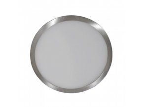 18W LED Oberfläche Panel Satin Nickel Rund (Lichtfarbe Kaltweiß)