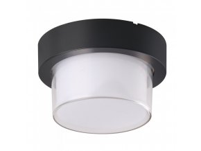 12W LED Wandleuchte Schwarz Rund 4000K (Lichtfarbe Neutralweiß)