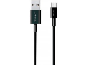 18701 8 1m typ c usb kabel schwarz pearl serie