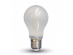 LED Glühbirne - 6W (660lm) Filament E27, A60, Frost Abdeckung, 2700K (Lichtfarbe Warmweiß 2700K)