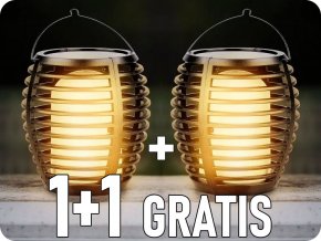 LED Solar Gartenfackel, 0.45W (5lm), 1700K, IP44, 1+1 gratis!