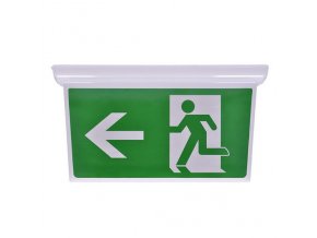 Solight Deckenschild für Notbeleuchtung, 4x Aufkleber für Produkte 16255 und 16256 [WO528]