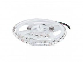 LED-Streifen für den Innenbereich RGB 24V, 7W/m, 140lm/m, 60LED/m, IP20