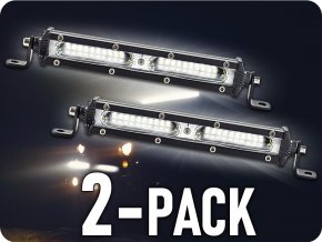 LED-Arbeitsleuchte 27W, 1200LM, 12/24V, 18xLED/2-PACK! [LB0074]