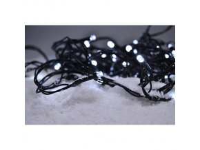 Solight LED Weihnachtskette, 3m, 20xLED, 3x AA, weißes Licht, grünes Kabel [1V50-W]