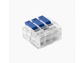 Kabelstecker 3PIN mini, snap, blau 0,75-4mm2, 450V/32A [OR-SZ-8017/3/100]