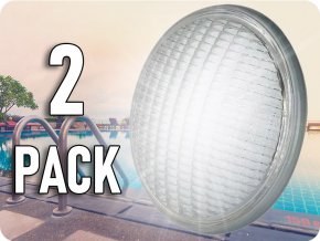 LED-Poolleuchte 18W, 2000lm, PAR56, 12V, IP68, 6500K/2-PACK!