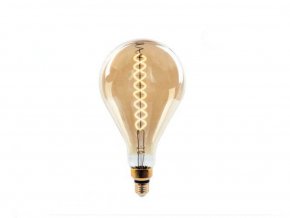 6080 led gluhbirne 8w filament e27 a165 dimmbar 2000k