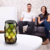 10067 4 tragbarer lautsprecher crystal rgb led light bluetooth 1200mah batterie
