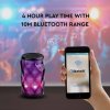10067 3 tragbarer lautsprecher crystal rgb led light bluetooth 1200mah batterie