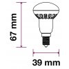 LED Glühbirne - 3W E14 R39 (Lichtfarbe Neutralweiß)