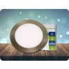 SLIM LED Panel 6W, 420lm, Nickel satiniert (Lichtfarbe Kaltweiß)