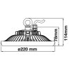 50W SMD Highbay  Gehäuse  120'D (Lichtfarbe Kaltweiß)