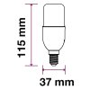 LED Glühbirne - SAMSUNG CHIP 8W E14 T37 Kunststoff 6400K (Lichtfarbe Kaltweiß)