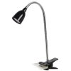 18219 7 solight led tischleuchte 2 5w 3000k clip schwarz wo33 bk