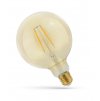19604 3 retro led lampe e27 g125 2w 250lm braunglas 2400k