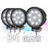 Epistar LED-Arbeitslicht, 27W, rund 2200 lm, 12/24V, IP67, 3+1 gratis! [L0076]