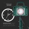 20153 3 gartenstange 2 steckdosen mit mechanischer zeitschaltuhr 3g 1 5mmx3m ip44 max 3500w grun