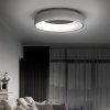 20924 2 solight led deckenleuchte treviso 48w 2880lm dimmbar fernbedienung rund grau