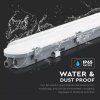 IP65 LED Wannenleuchte  vollständiger Schutz vor Wasser, Staub und Korrosion, 36W, 4320lm, 120cm, transparente Abdeckung (Lichtfarbe Neutralweiß)