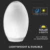 LED Solar Ei RGB + WW, IP44, wiederaufladbar, Ausdauer 6-8h