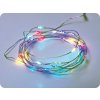 LED dekorative Kette 2m, 20LED, 2xAA, RGB, ohne Funktionen, Silber Kupfer [X0120311]