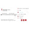 LED dekorative Kette 10m, 100LED, CW, 8 Funktionen, mit Adapter, Silber Kupfer [X01100212]