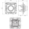 Dimmer für LED 200-250V + Abdeckung, weiß [1000115201]