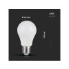 WiFi-LED-Lampe E27, 10W, 806lm, A60, Amazon Alexa+Google Home, RGB+WW+CW
