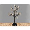 LED-Baum auf dem Tisch, Silikonblumen, 3xAA, 25LED, warmweiß, IP20 [XCHERRYLEDWW45]