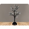 LED-Baum auf dem Tisch, Silikonblumen, 3xAA, 25LED, kaltweiß, IP20 [X1025211]