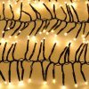 Solight LED Outdoor Weihnachtskette mit Fernbedienung, Cluster, 5m, 576 LEDs, 8 Funktionen, Timer, IP44, warmweiß [1V11-WW]