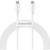 Baseus Superior Series Kabel USB-C-> USB-C, 100W, 2m, weiß [CATYS-C02]