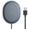 Baseus Jelly kabelloses Ladegerät 15W+USB-C-Kabel, schwarz [023062]