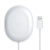 Baseus Jelly kabelloses Ladegerät 15W+USB-C-Kabel, weiß [023063]