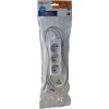 Solight Verlängerungskabel, 3 Steckdosen, 1,5 m, weiß [PP01]