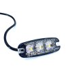 LED Warnleuchte 3xLED, schlank, 12/24V [LW0036-2]