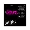 Forever Light Neon LED Dekoration - LOVE, rosa, 3xAA/USB [RTV100208]