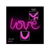 Forever Light Neon LED Dekoration - LOVE, rosa, 3xAA/USB [RTV100208]