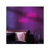 Forever Light Neon LED Dekoration - LOVE, rosa, 3xAA/USB [RTV100208]