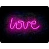 Forever Light Neon LED Dekoration - LOVE, rosa, 3xAA/USB [RTV100208]