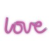 Forever Light Neon LED Dekoration - LOVE, rosa, 3xAA/USB