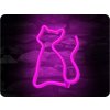 Forever Light Neon LED Dekoration - KATZE PINK, 3xAA/USB [RTV100210]