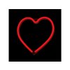 Forever Light Neon LED Dekoration - Herz rot, 3xAA/USB