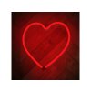 Forever Light Neon LED Dekoration - Herz rot, 3xAA/USB