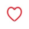 Forever Light Neon LED Dekoration - Herz rot, 3xAA/USB